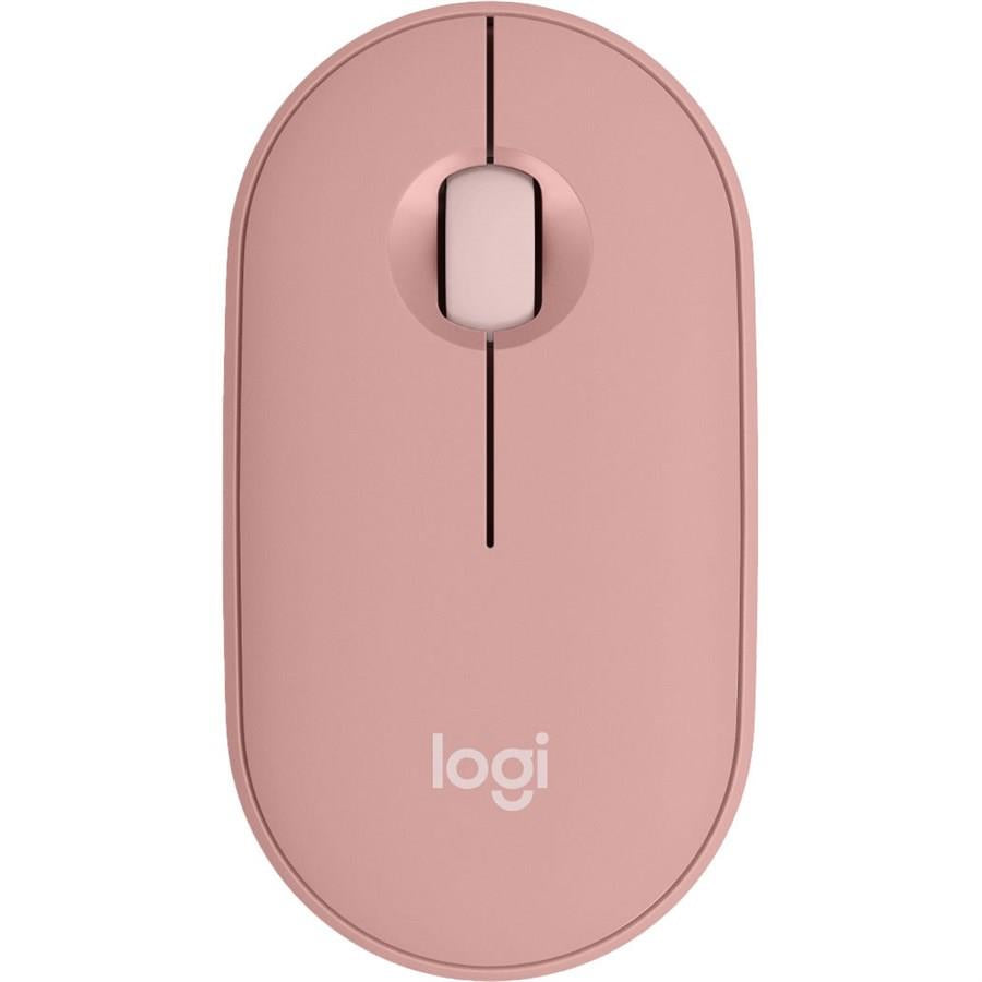 Logitech Pebble Mouse 2 M350s Slim Bluetooth Wireless Mouse - Tonal Rose - PakByte
