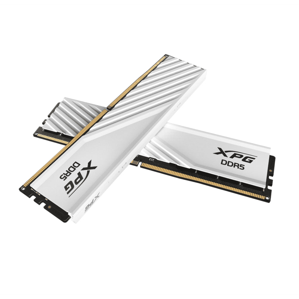 XPG Lancer Blade DDR5 6000MHz CL30 64GB (2x32GB) Desktop Memory Kit - White