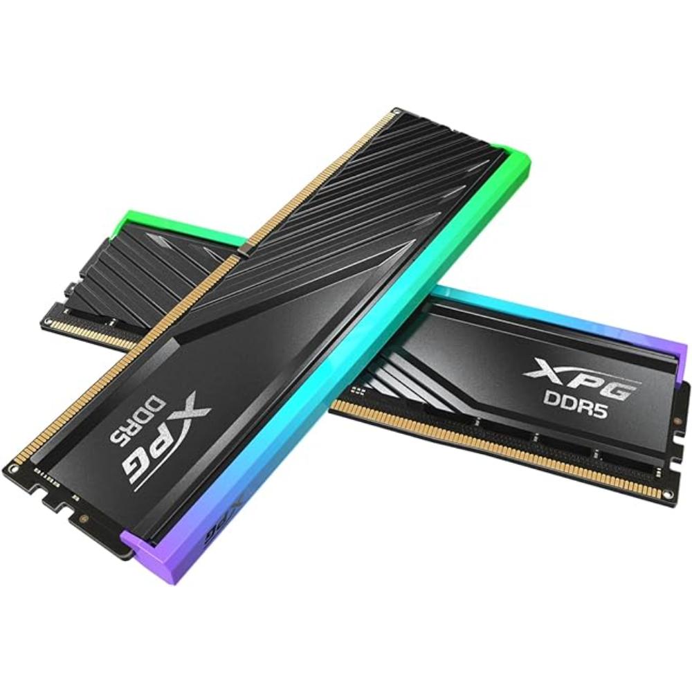 XPG Lancer Blade RGB 16GB (2x8GB) 5600MHz C46 DDR5 DRAM Memory - Black