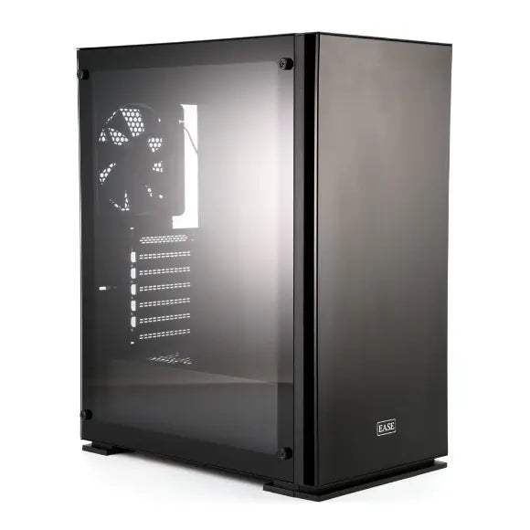 EASE EC141B Tempered Glass ATX Gaming Case - PakByte Computers 