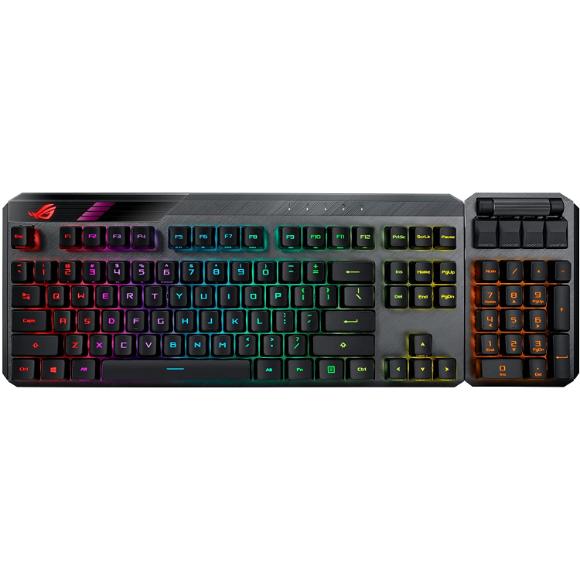 ASUS ROG Claymore II Wireless Modular Gaming Mechanical Keyboard - Black - PakByte Computers 