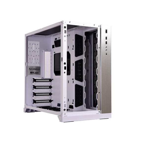 LIAN LI Dynamic White PC-O11, EATX/ATX/M-ATX (steel inside, aluminium front panel). - PakByte Computers 