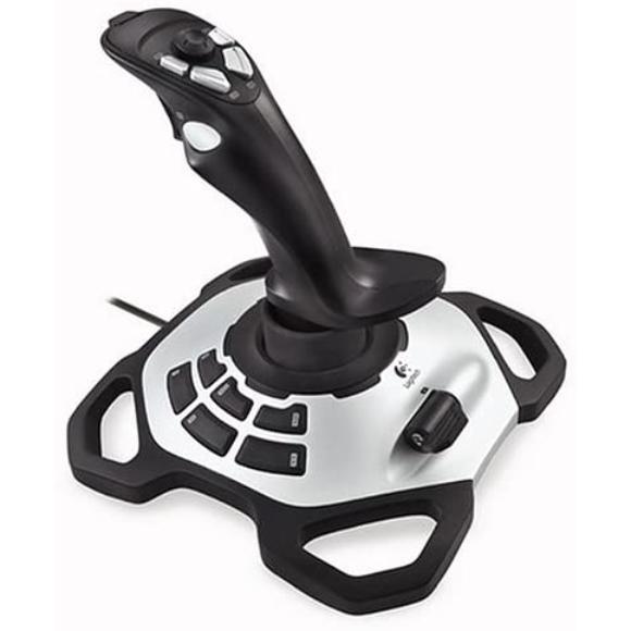 Logitech G Extreme 3D Pro Joystick for Windows - Black/Silver - PakByte Computers 