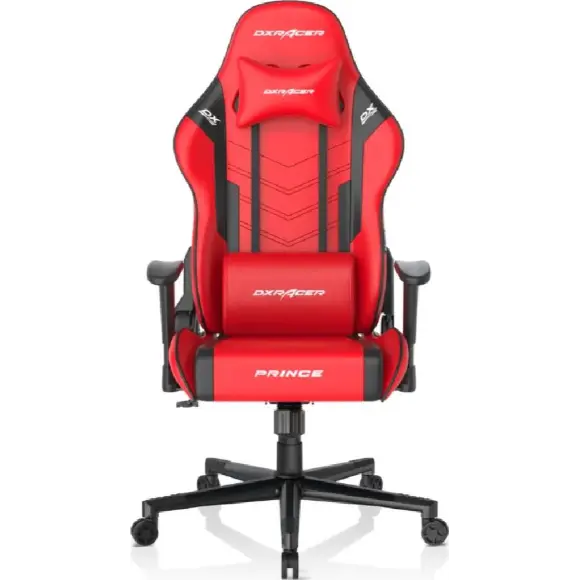 DXRacer Prince Series P132 Gaming Chair, Red Black, GC-P132-RN-F2-01 - PakByte Computers 