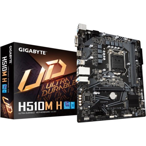 Gigabyte H510M-H Intel Ultra Durable Motherboard - PakByte Computers 