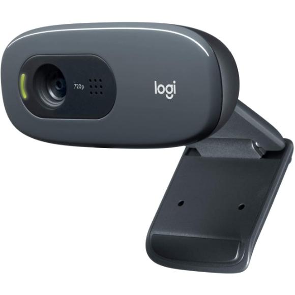 Logitech C270 HD Webcam HD 720p - Black - PakByte Computers 