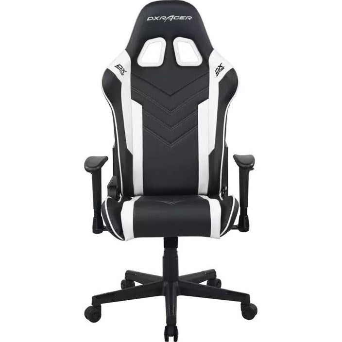 DXRacer PRINCE P132 Gaming Chair, White Black, GC-P132-NW-F2-158 - PakByte Computers 