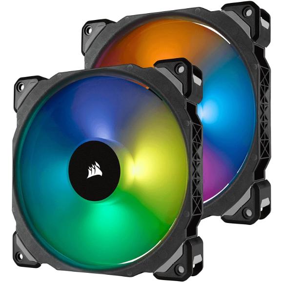 Corsair ML140 PRO RGB Twin Fan Pack - PakByte Computers 