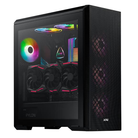 XPG Defender Mid-Tower Chassis Black - PakByte Computers 