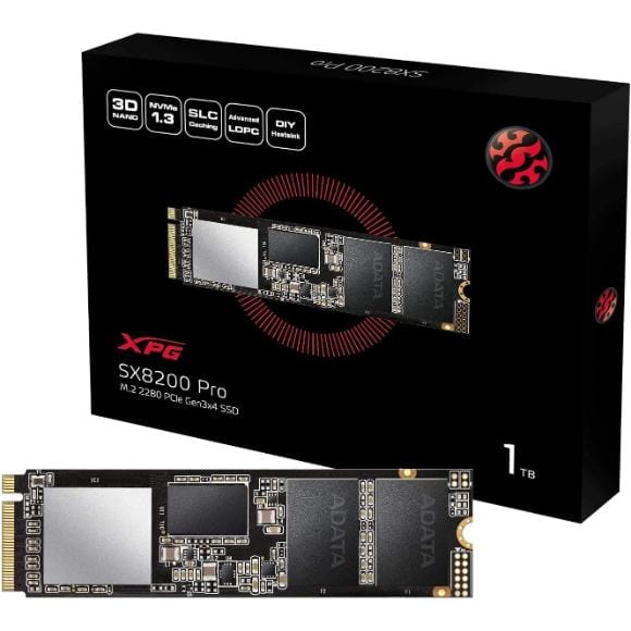 XPG SX8200 Pro 1TB NVMe Solid State Drive - PakByte Computers 