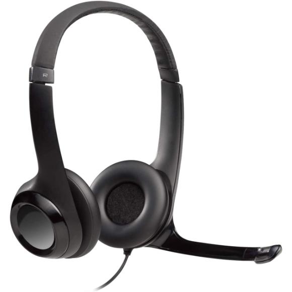 Logitech ClearChat Comfort/USB Headset H390 (Black) - PakByte Computers 