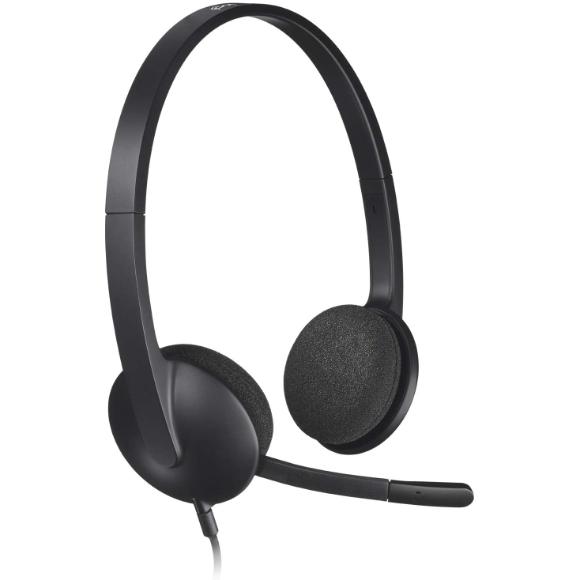 Logitech USB Headset H340 Black - PakByte Computers 