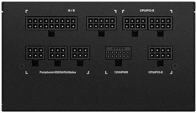 GIGABYTE GP-UD1000GM PG5 1000W PCIe 5.0 80 Plus Gold Certified Fully Modular Power Supply - PakByte Computers 