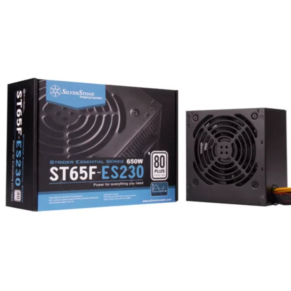 SilverStone SST-ST65F-ES230 V1.1 80 PLUS 230V EU 650W ATX Power Supply PakByte