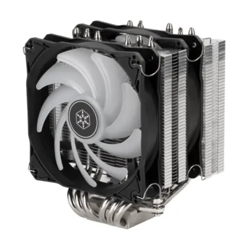 SilverStone Hydrogon D120 ARGB Dual Tower CPU Air Cooler - Black - PakByte  