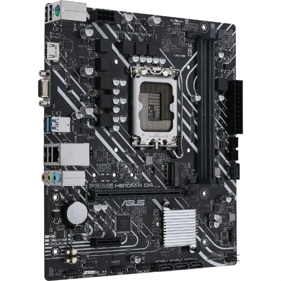 Asus PRIME H610M-K D4 Intel H610 LGA1700 mic-ATX Motherboard - PakByte Computers 