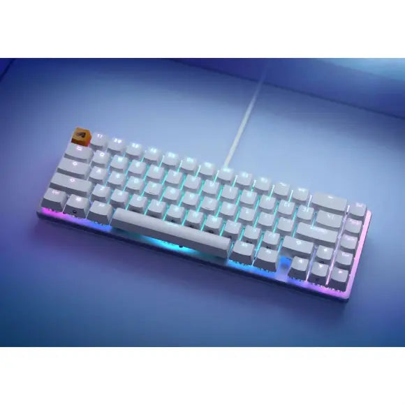 Glorious GMMK2 Modular Mechanical Keyboard | Pre-Built Edition | Compact 65% | White USA TKL | GLO-GMMK2-65-FOX-W - PakByte Computers 