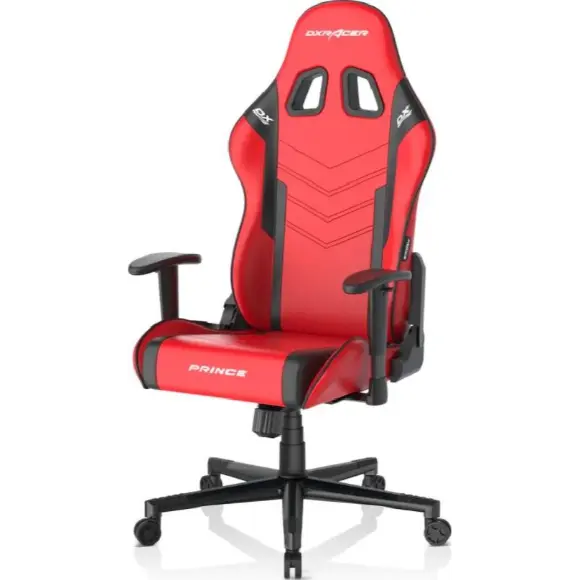 DXRacer Prince Series P132 Gaming Chair, Red Black, GC-P132-RN-F2-01 - PakByte Computers 