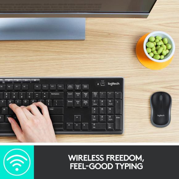 Logitech MK270 Wireless Keyboard and Mouse Combo - PakByte Computers 