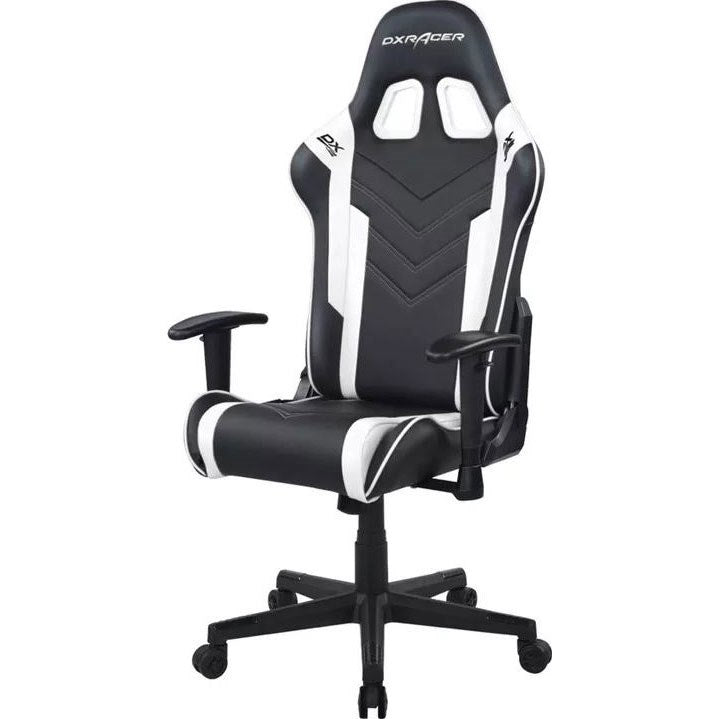 DXRacer PRINCE P132 Gaming Chair, White Black, GC-P132-NW-F2-158 - PakByte Computers 