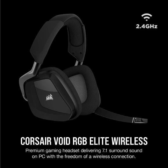 Corsair Void RGB Elite Wireless Gaming Headset - PakByte Computers 