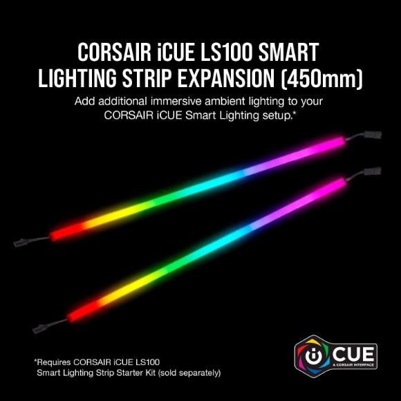 Corsair iCUE LS100 LED Smart Lighting Strip 450mm - PakByte Computers 