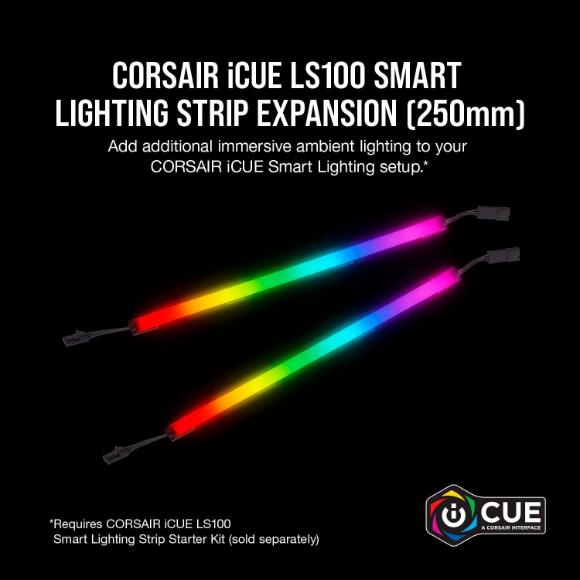 Corsair iCUE LS100 LED Smart Lighting Strip 250mm - PakByte Computers 