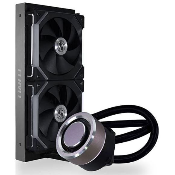 Lian Li Galahad AIO 240 RGB UNI FAN SL120 Edition CPU Liquid Cooler Black - PakByte Computers 