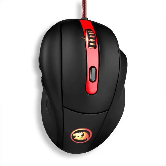 Redragon M605 Smilodon 2000 DPI 6 Button LED Optical USB Wired Gaming Mouse - PakByte Computers 