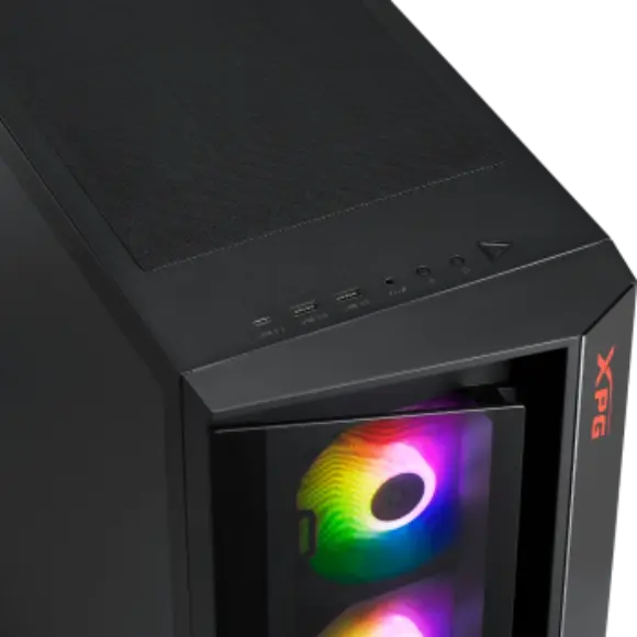 XPG CRUISER Mid-Tower Gaming Casing - Black - PakByte Computers 