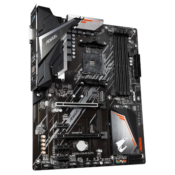 Gigabyte A520 AORUS Elite Motherboard with Pure Digital VRM Solution - PakByte Computers 