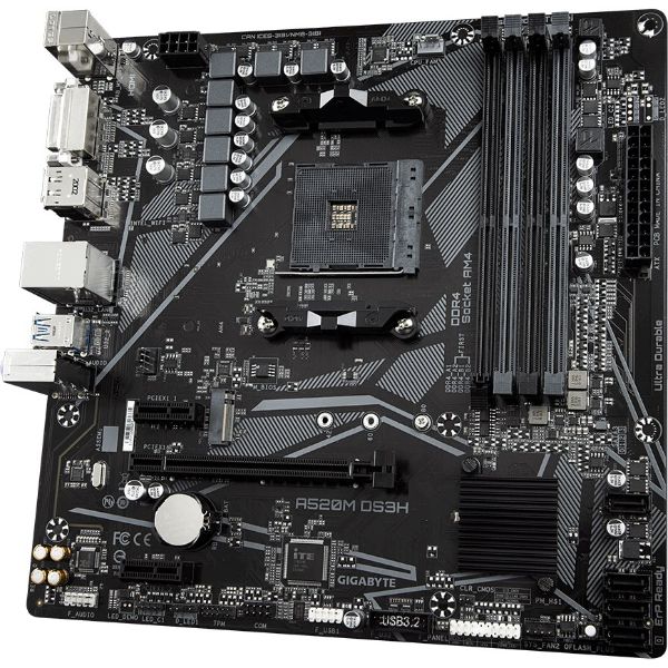 Gigabyte A520M DS3H AMD A520 Motherboard - PakByte Computers 