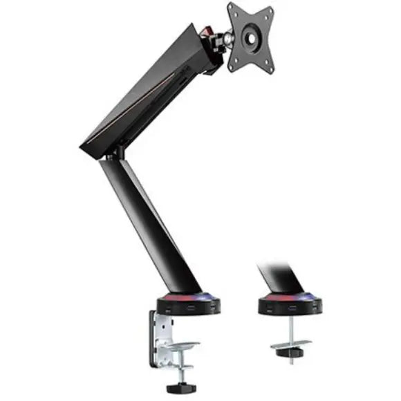 Twisted Minds LDT39-C012U Single Monitor Spring-Assisted Pro Gaming Monitor Arm with USB - PakByte Computers 