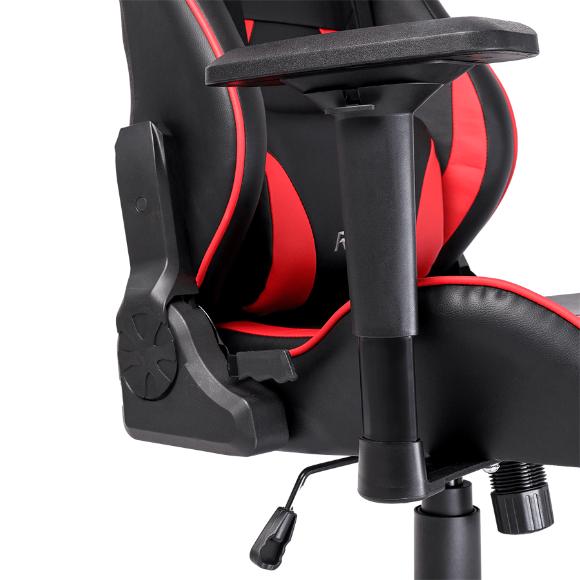 Rebel Renegade Gaming Chair - Black/Red - PakByte Computers 