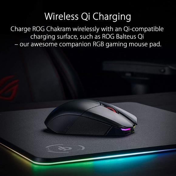 ASUS ROG Chakram Wireless Aura Sync RGB Gaming Mouse Optical Sensor 16000 DPI - PakByte Computers 