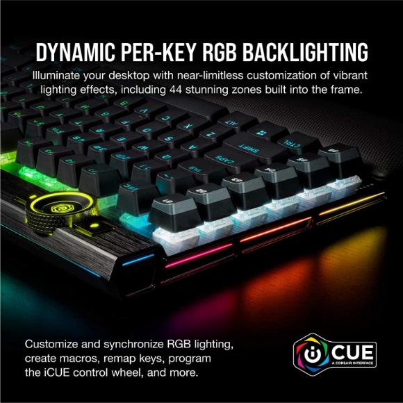 Corsair K100 RGB Mechanical Gaming Keyboard - PakByte Computers 