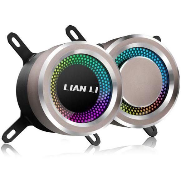 Lian Li Galahad AIO 240 RGB UNI FAN SL120 Edition CPU Liquid Cooler Black - PakByte Computers 