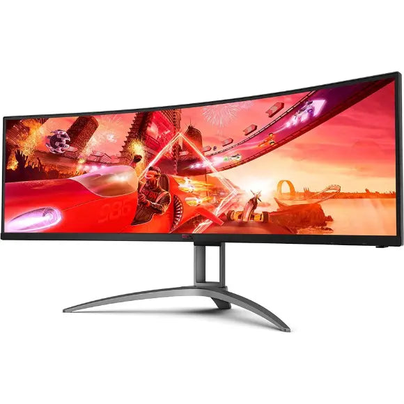 AOC AG493UCX2 AGON Super Wide Curved Gaming Monitor - 49" - Dual QHD - VA 165Hz - 1ms - PakByte Computers 