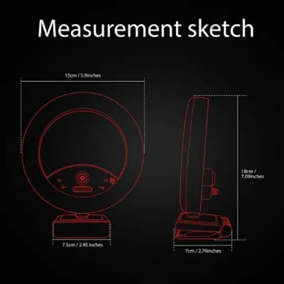 Arozzi Occhio – True Privacy Ring Light Webcam - PakByte Computers 