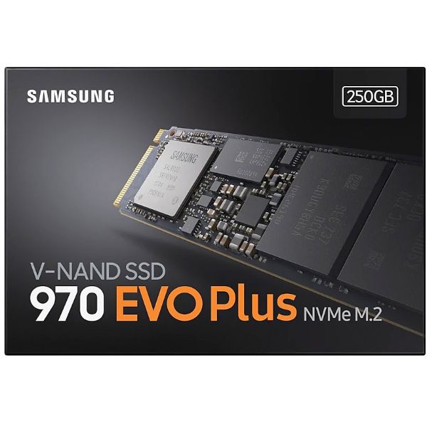 Samsung SSD 970 EVO PLUS NVME M.2 250GB - MZ-V7S250BW - PakByte Computers 