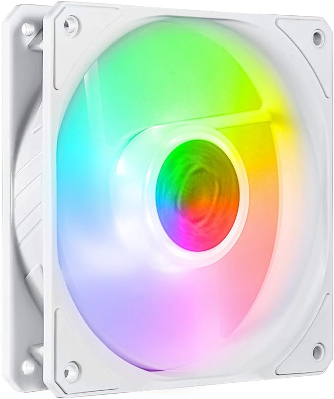 Cooler Master SickleFlow 120 ARGB White Edition 120mm Case Fan - PakByte Computers 