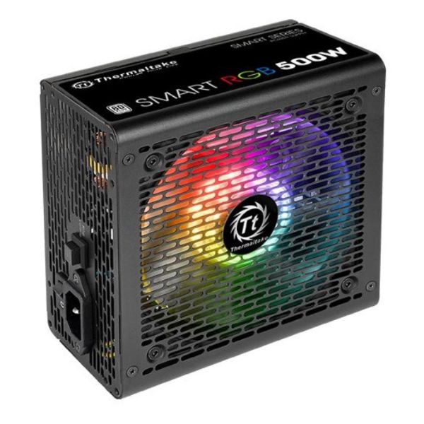 Thermaltake Smart RGB 500W Power Supply SPR-0500NHSAW - PakByte Computers 