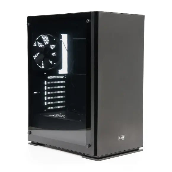 EASE EC141B Tempered Glass ATX Gaming Case - PakByte Computers 