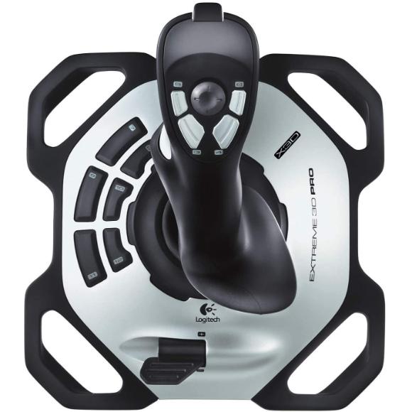 Logitech G Extreme 3D Pro Joystick for Windows - Black/Silver - PakByte Computers 