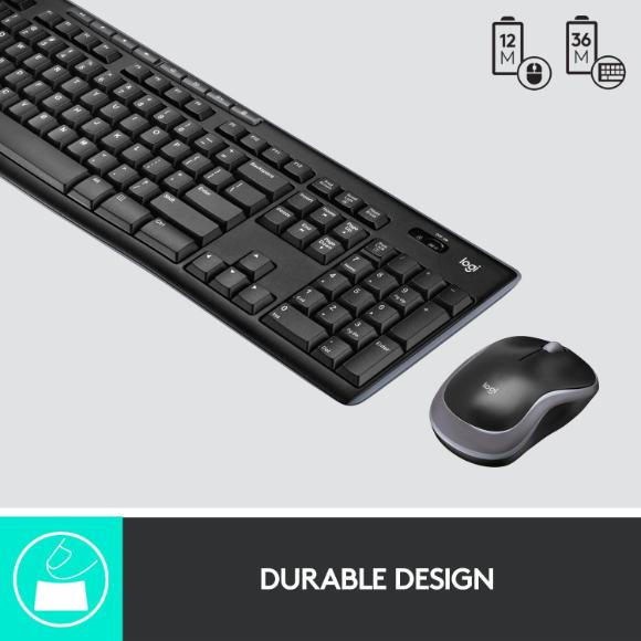 Logitech MK270 Wireless Keyboard and Mouse Combo - PakByte Computers 