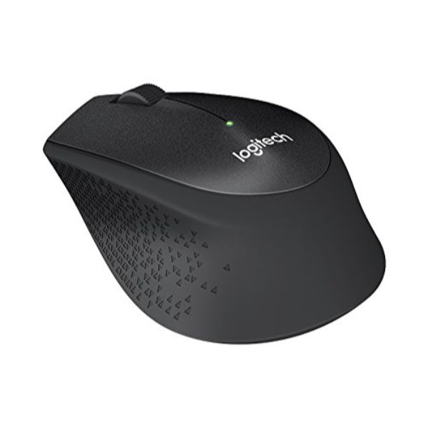 Logitech M331 Silent Plus Wireless Mouse, 2.4GHz with USB Nano Receiver, 1000 DPI Optical Tracking - Black - PakByte Computers 