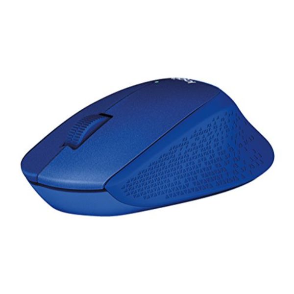 Logitech M331 Silent Plus Wireless Mouse, 2.4GHz with USB Nano Receiver, 1000 DPI Optical Tracking - Blue - PakByte Computers 