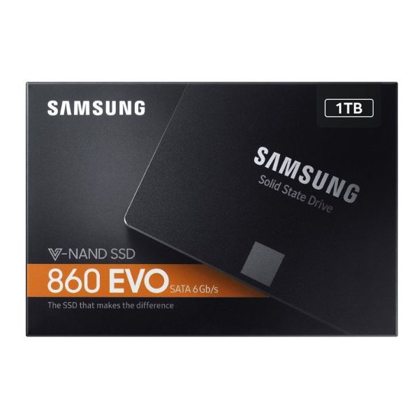 Samsung V-NAND SSD 860 EVO 1TB SATA III 2.5inch Solid State Drive, MZ-76E1T0B/EU - PakByte Computers 