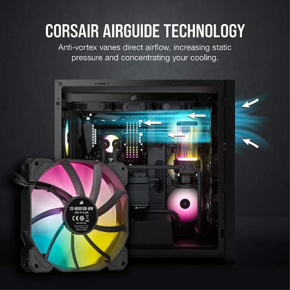 CORSAIR iCUE SP120 RGB ELITE Triple Fan Kit - PakByte Computers 