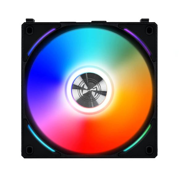 Lian Li UNI Fan AL120 RGB Daisy Chain ARGB Black - PakByte Computers 